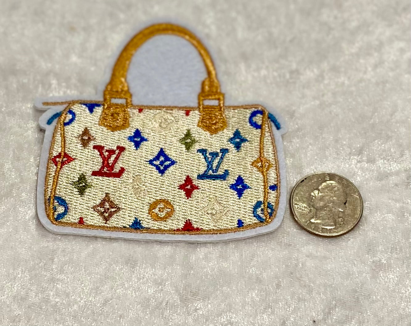 5 pcs White Purse Patch