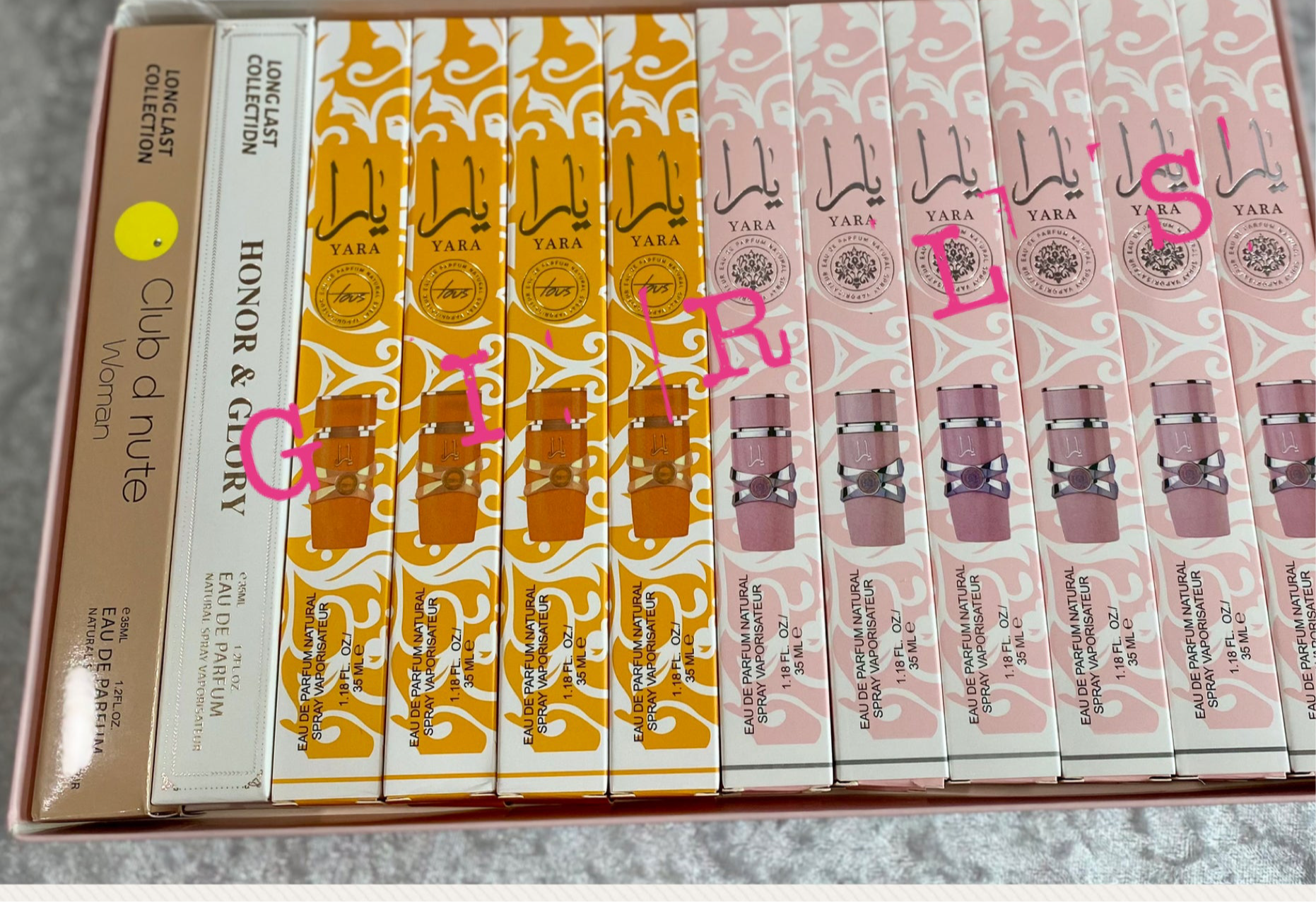 24 Pc Box Travel Size Mixed Perfumes