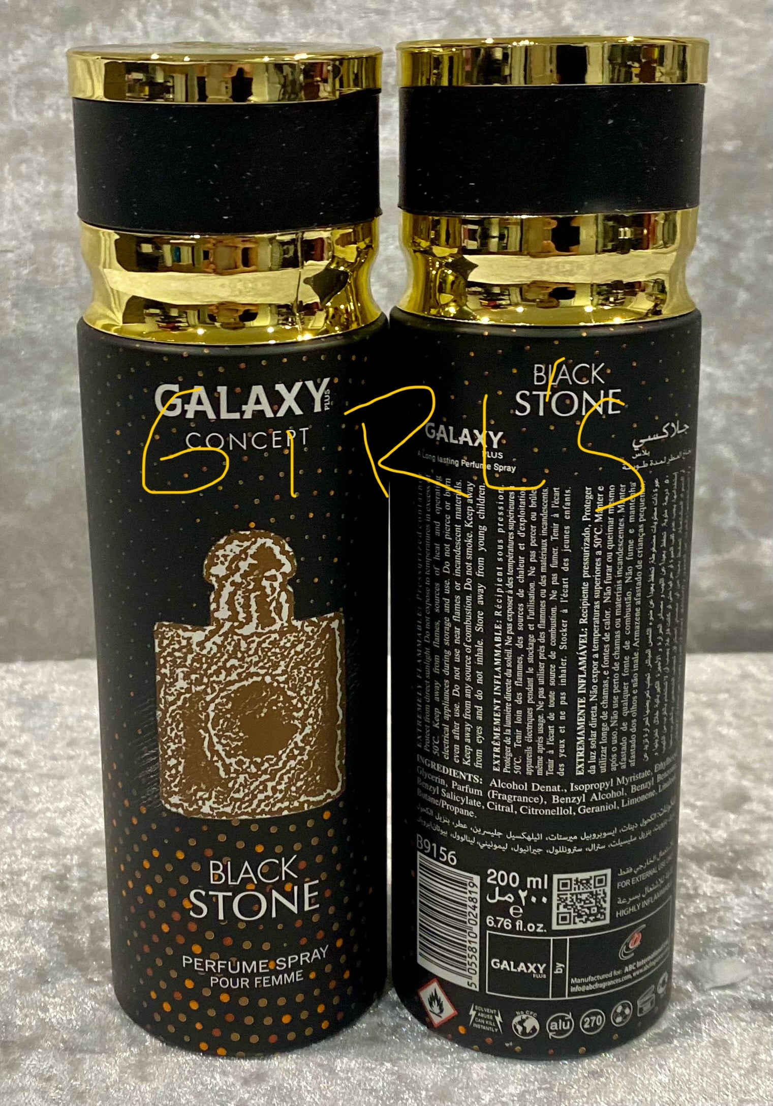Black Stone Body Spray