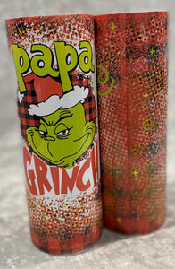 Papa Grinch Tumbler