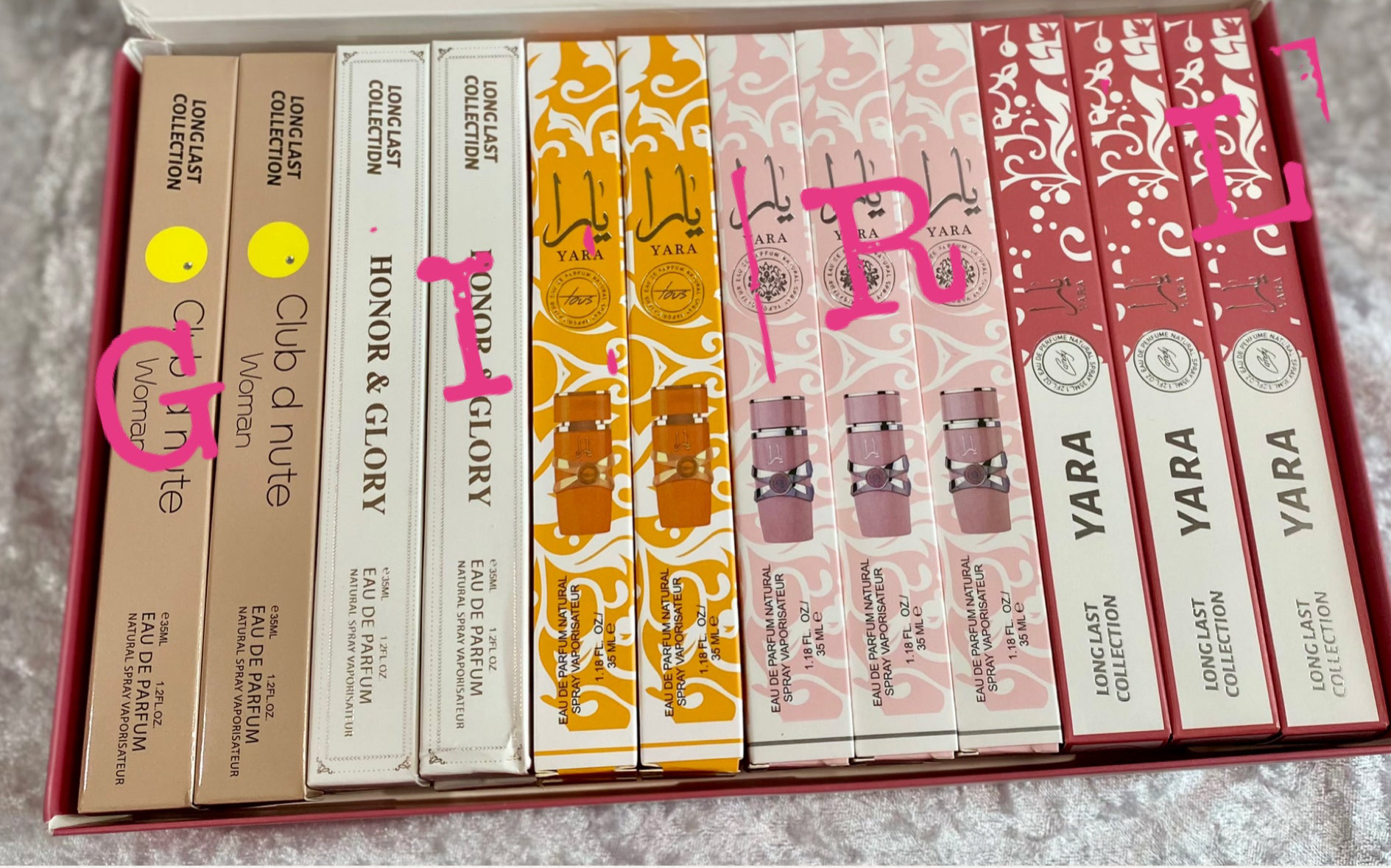 24 Pc Box Travel Size Mixed Perfumes