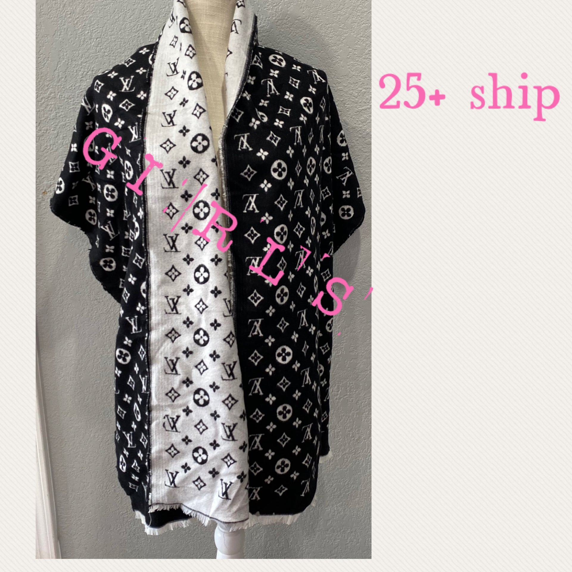 Black Velvet Shawl