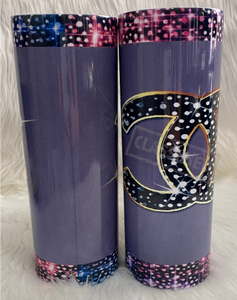 C Rhinestone Tumbler