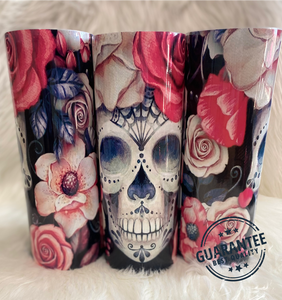 Vaso de calavera de azúcar