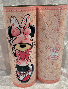 Vaso Minnie Rosa